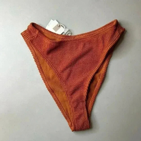 Good American Always Fits Good Waist Cheeky Bottoms In Cinnamon Size 0/00 NWT - Picture 2 of 5